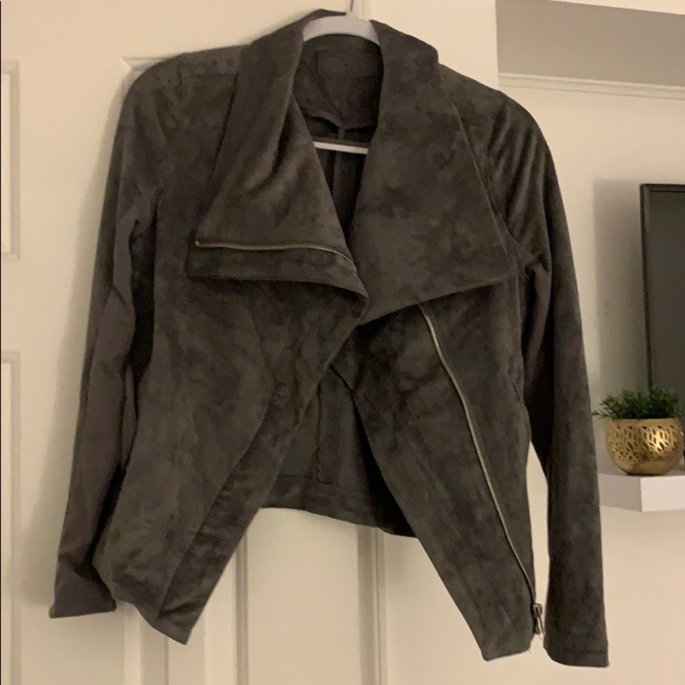 BlankNYC Suede Moto Jacket